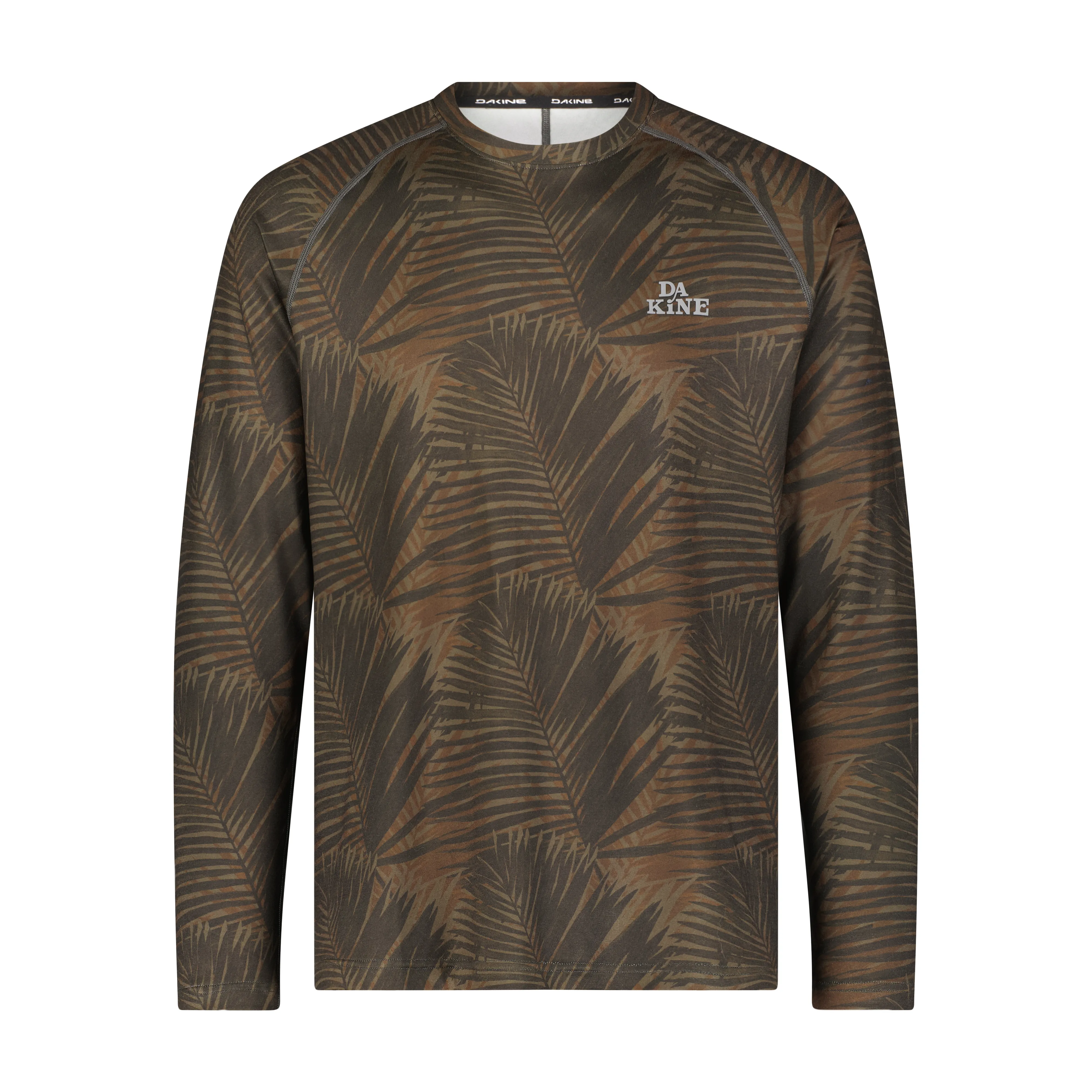 River Jetty Long Sleeve Loose Fit Rashguard - Brown Combo