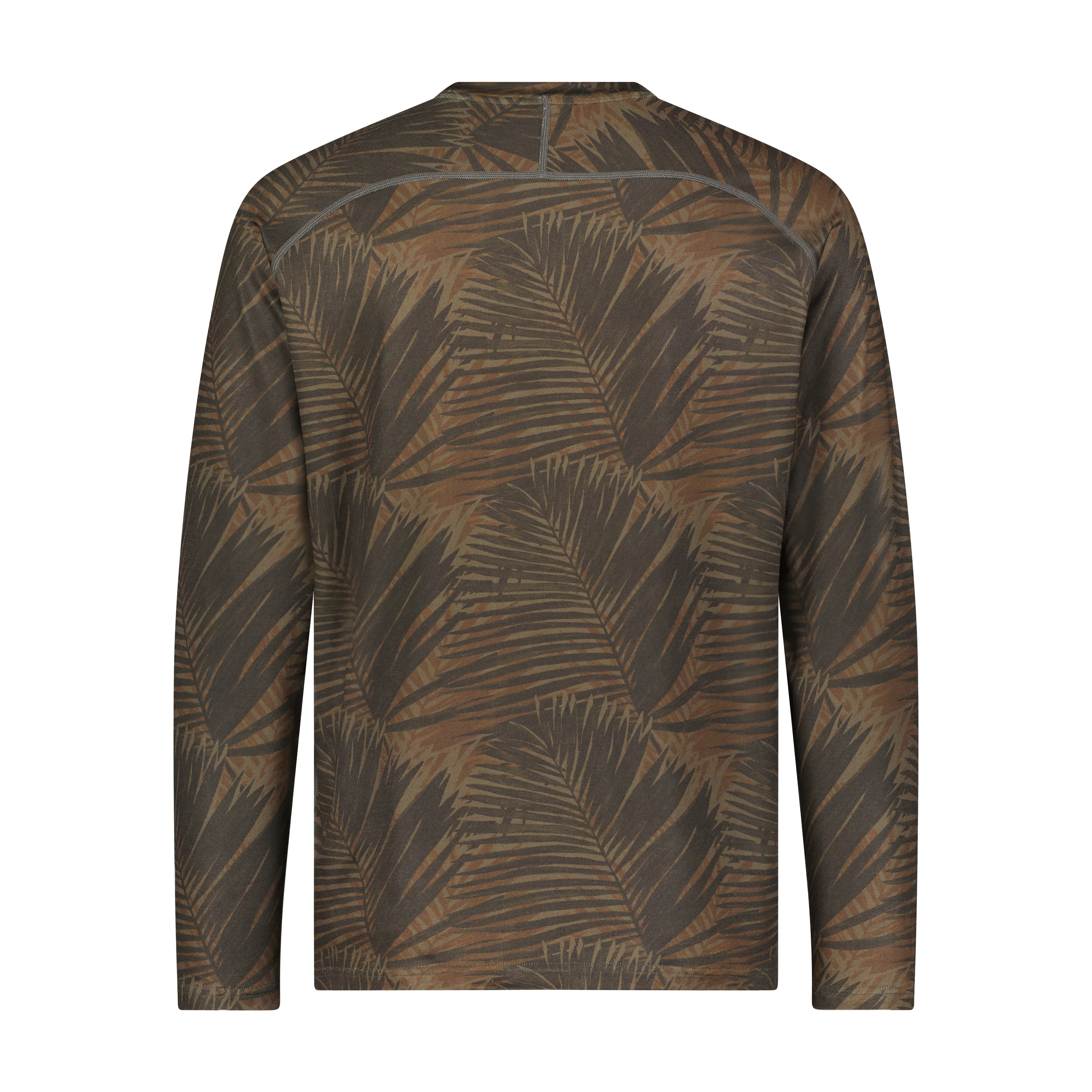 River Jetty Long Sleeve Loose Fit Rashguard - Brown Combo