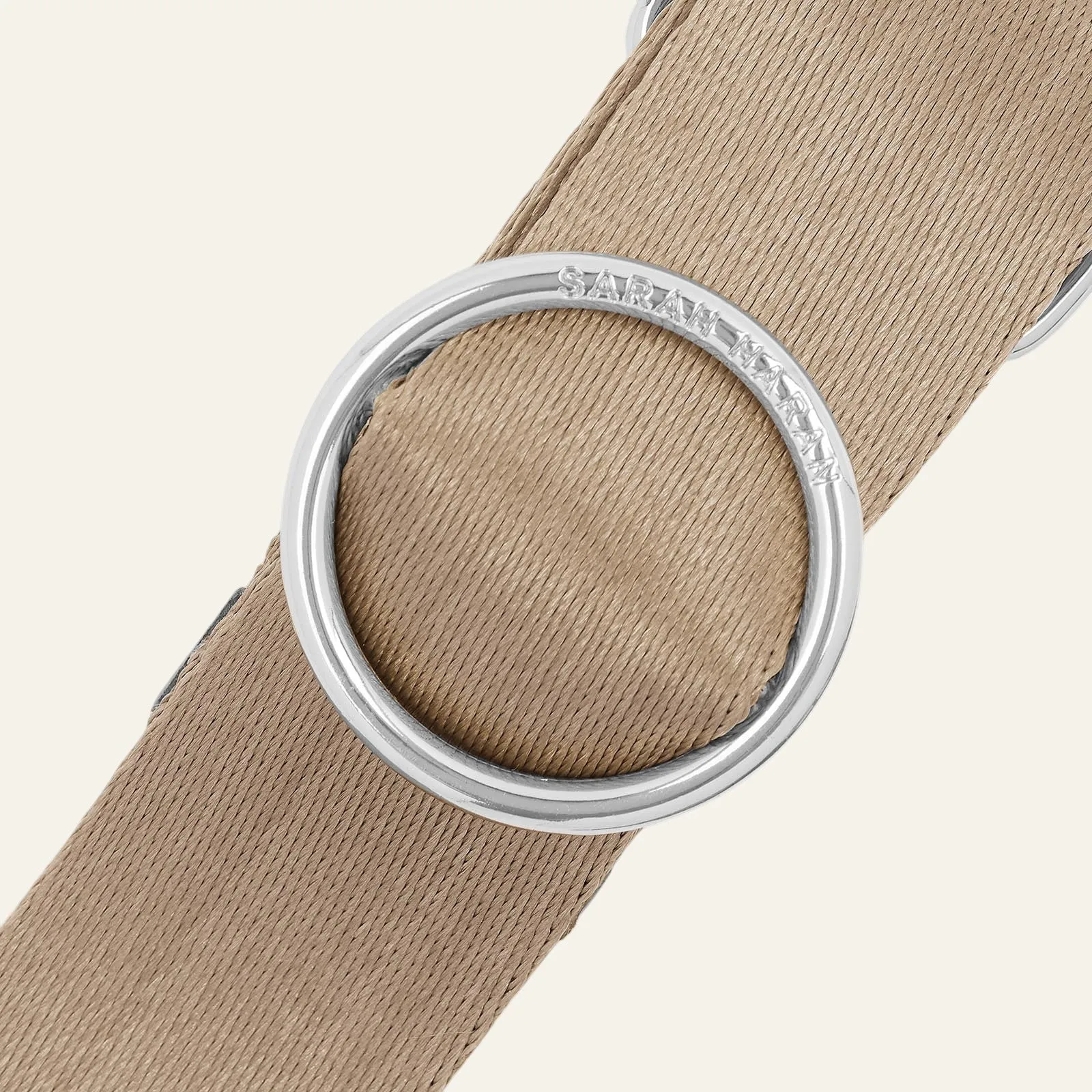 River Strap | Champagne with Silver hardware