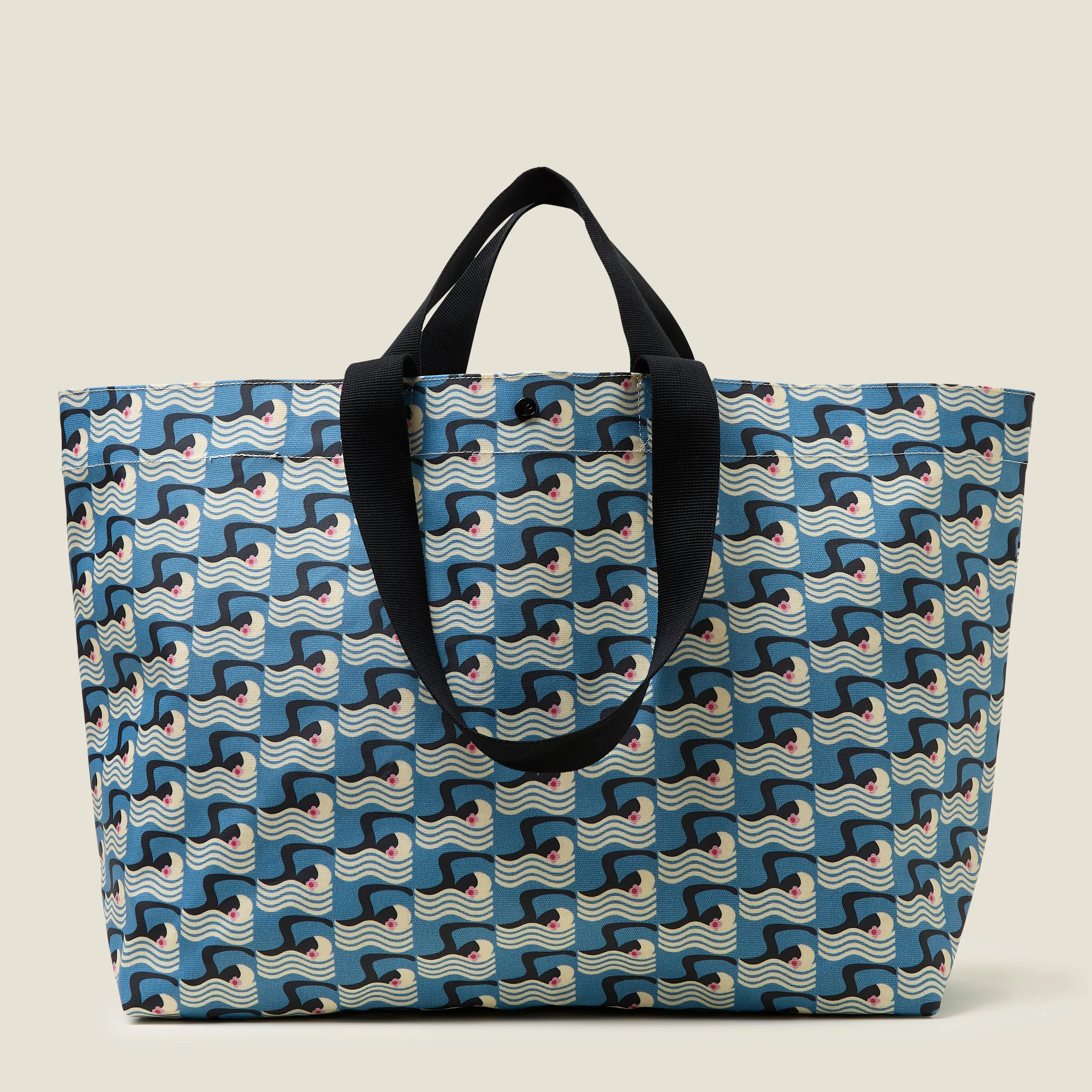 Roll Out Large Tote  - Poolside Marine