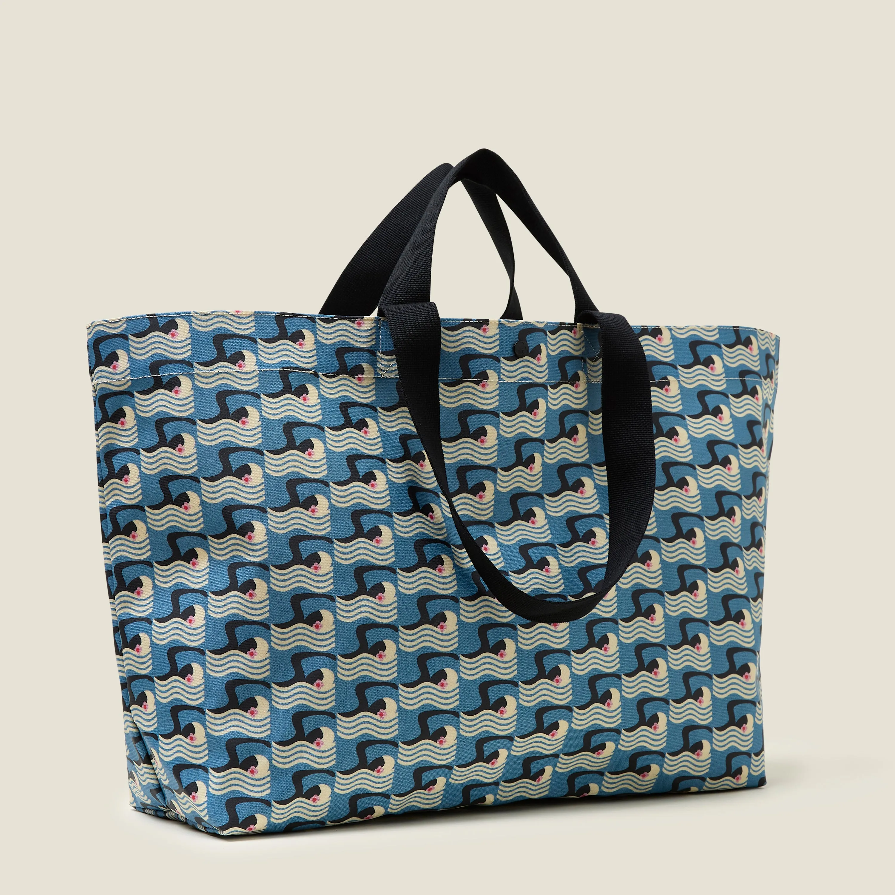 Roll Out Large Tote  - Poolside Marine