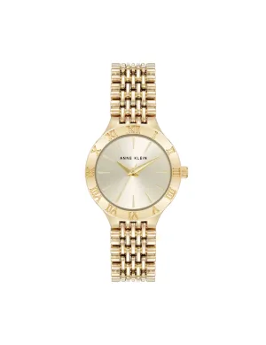 Round Roman Numeral Bezel watch and Octagonal Shaped Metal Bracelet Watch Bundle