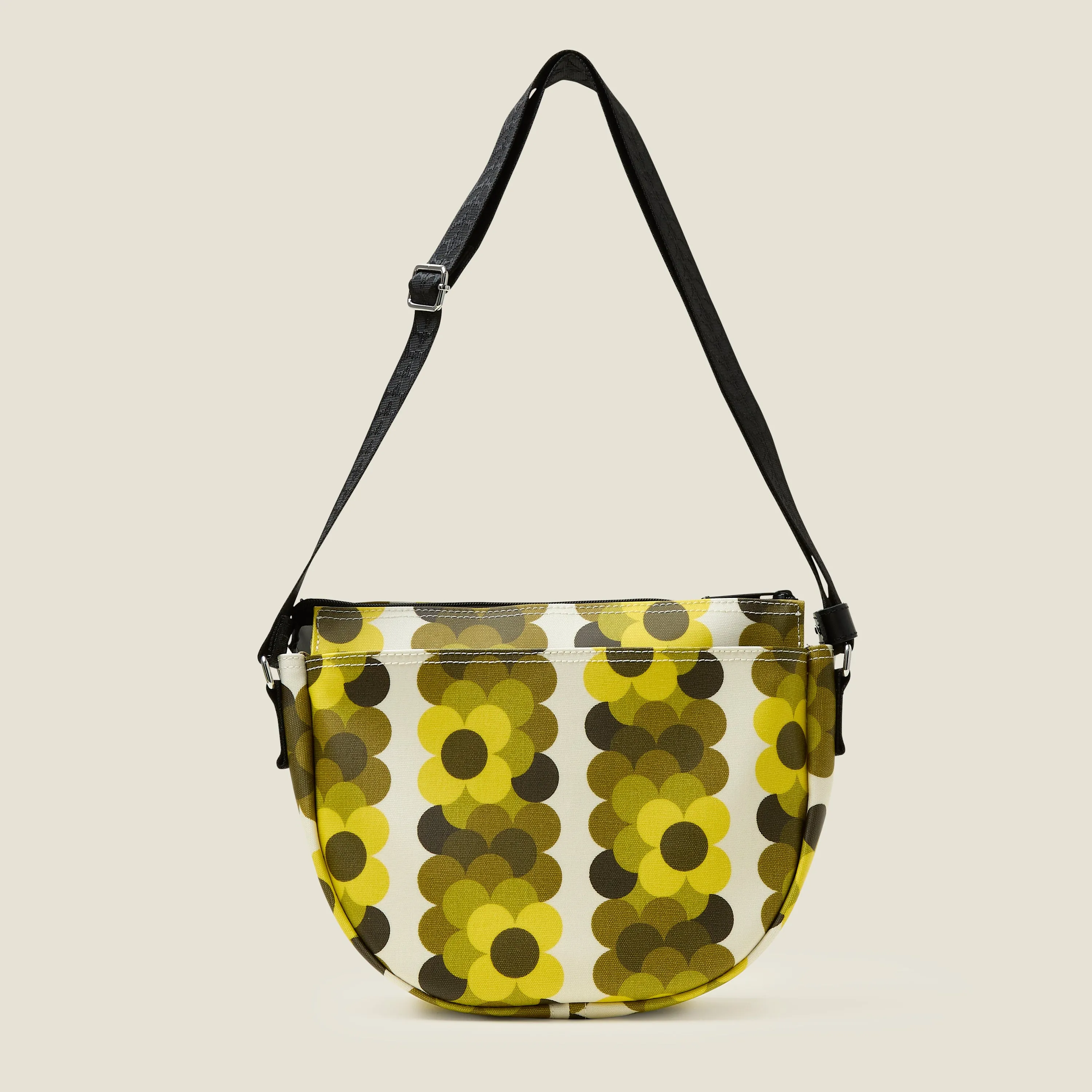 Rounder Crossbody - Retro Flower Yellow