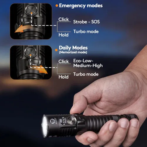 S23 Compact 4000 Lumens Search Flashlight