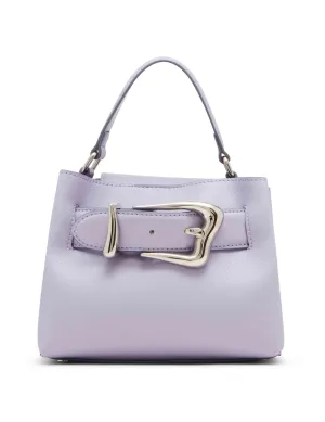 Sculpted Buckle Mini Top Handle with Convertible Strap