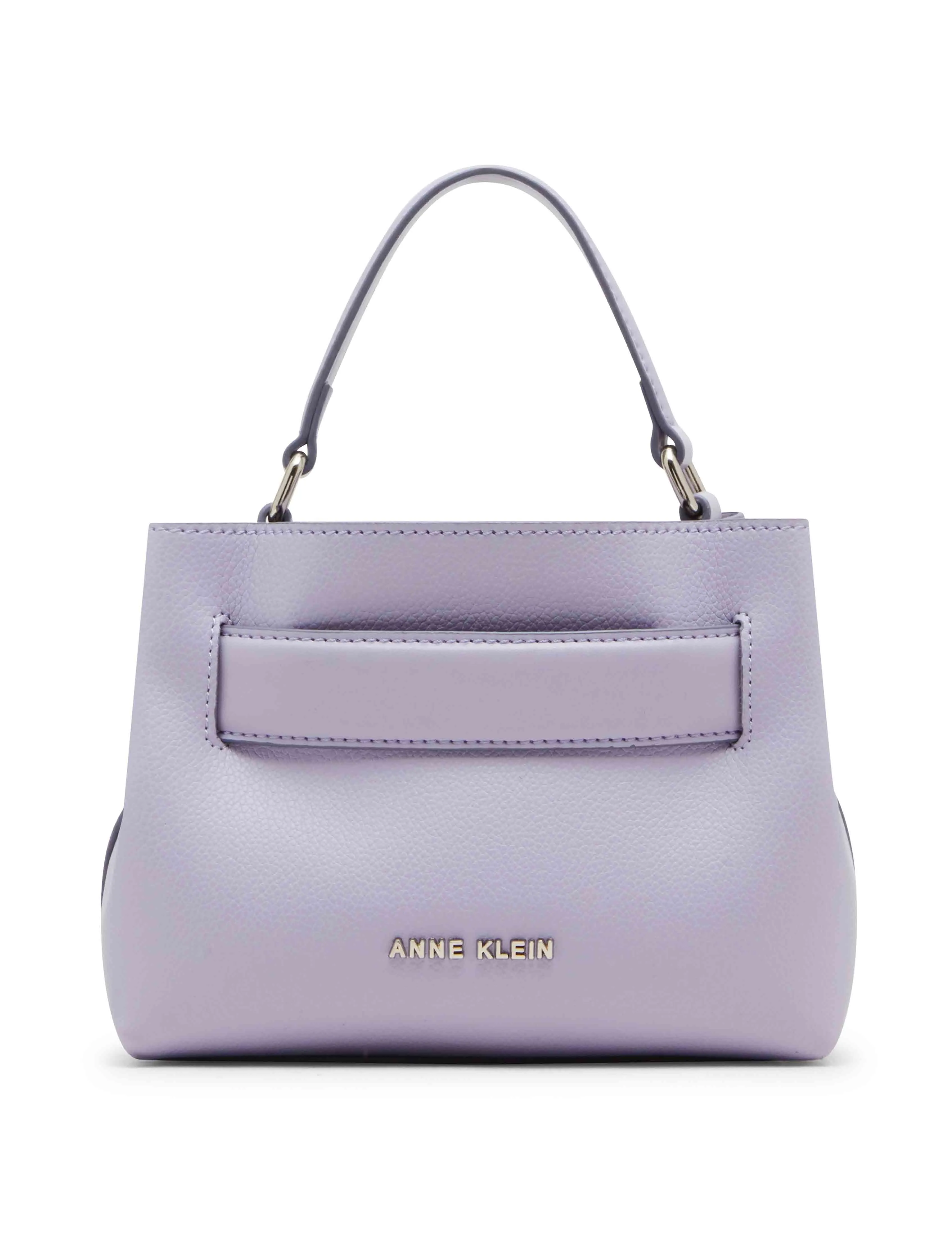 Sculpted Buckle Mini Top Handle with Convertible Strap