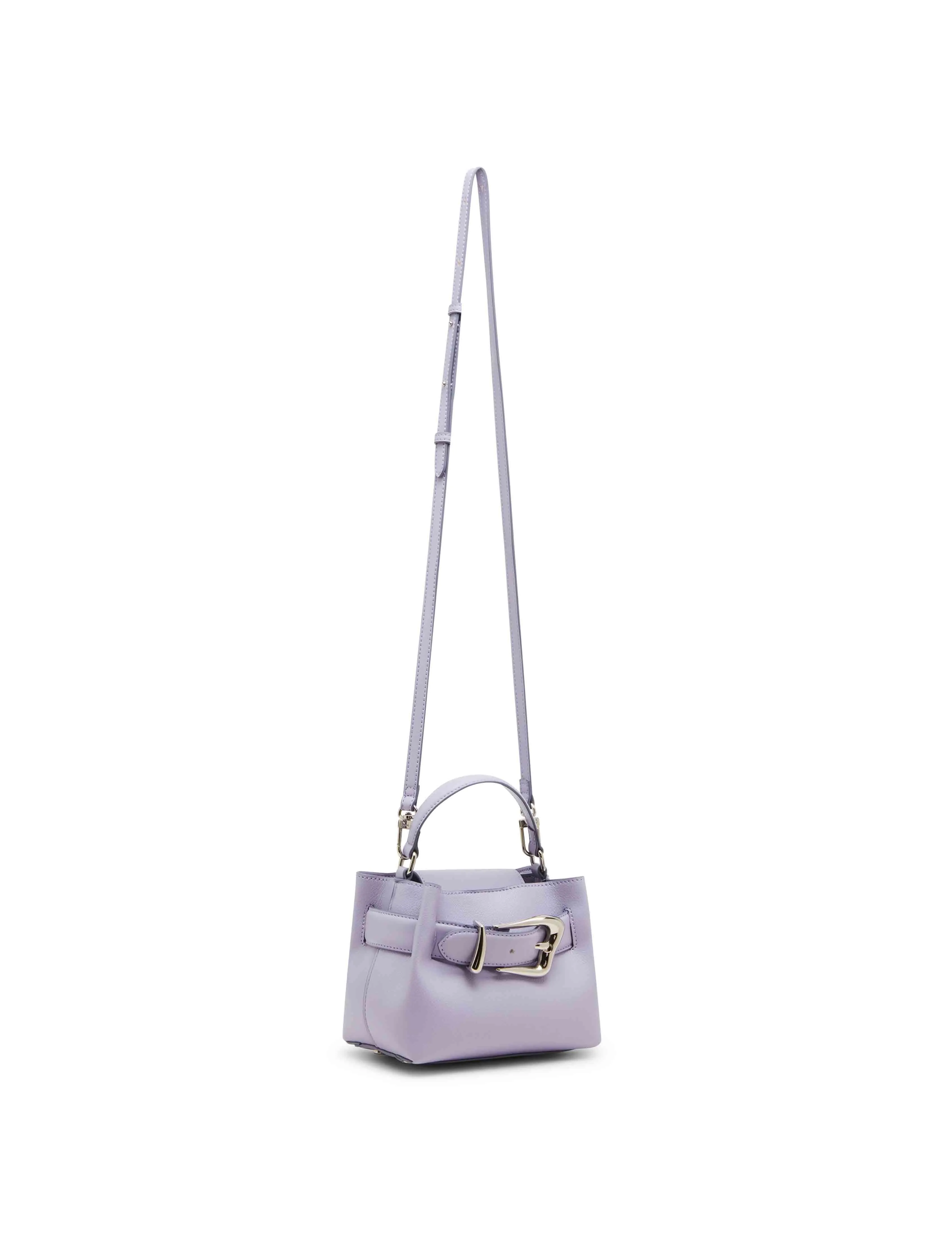 Sculpted Buckle Mini Top Handle with Convertible Strap