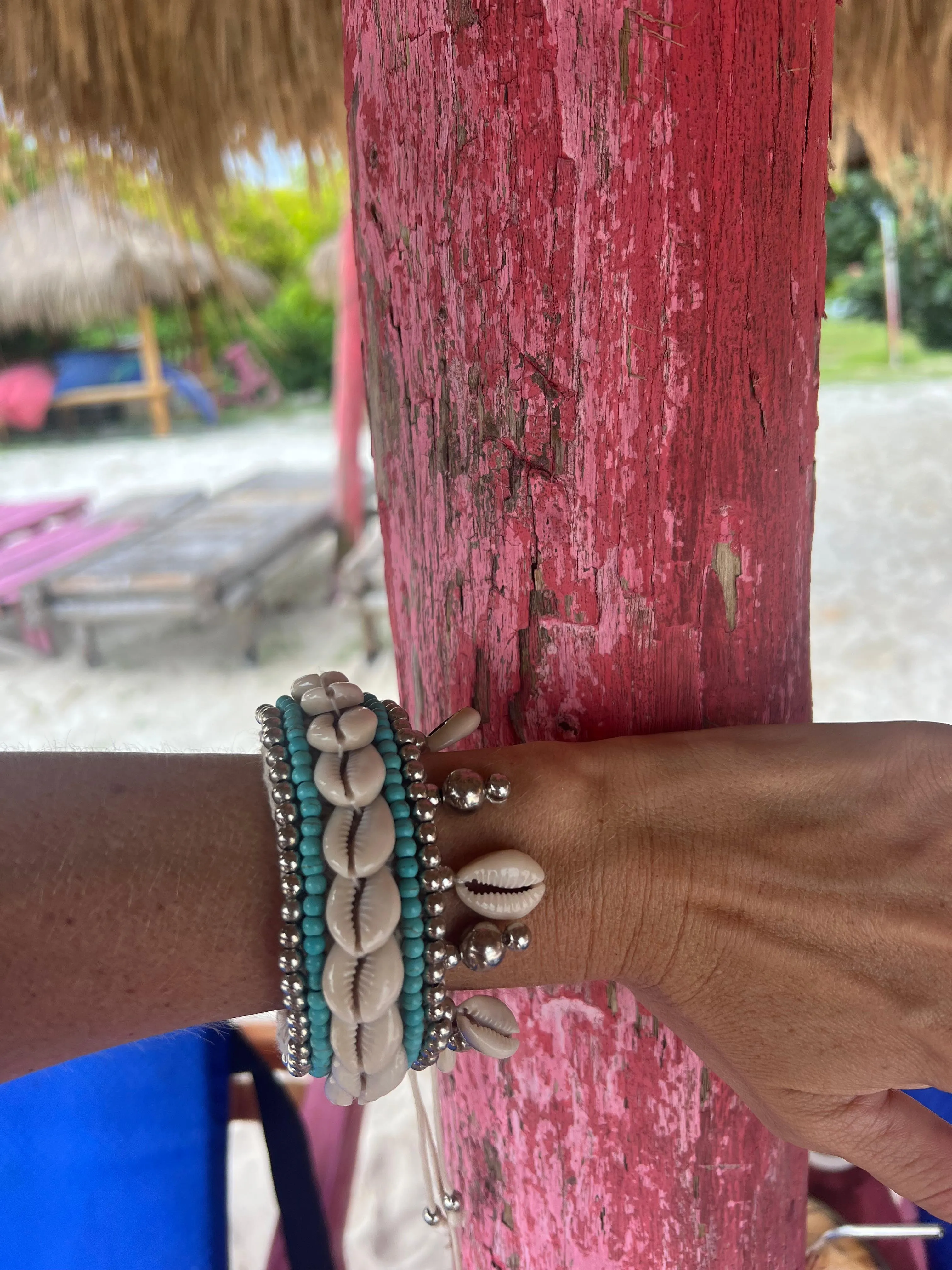 Seafoam Dream Shell Set (Handmade Necklace   Bracelet)