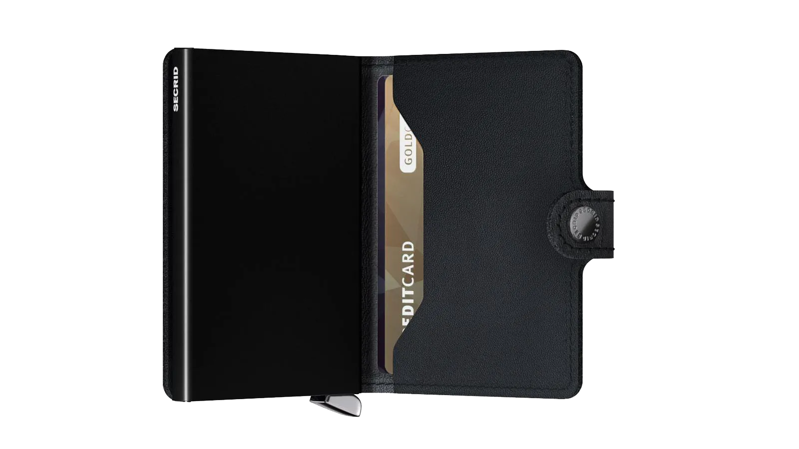 SECRID - Premium Miniwallet Emboss Lines Black