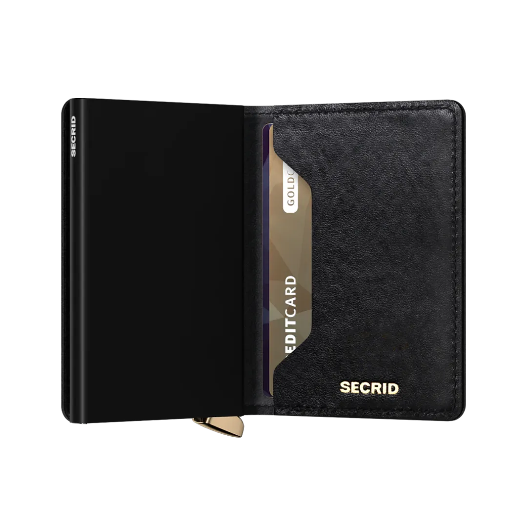 SECRID - Premium Slimwallet Emboss Diamond Black