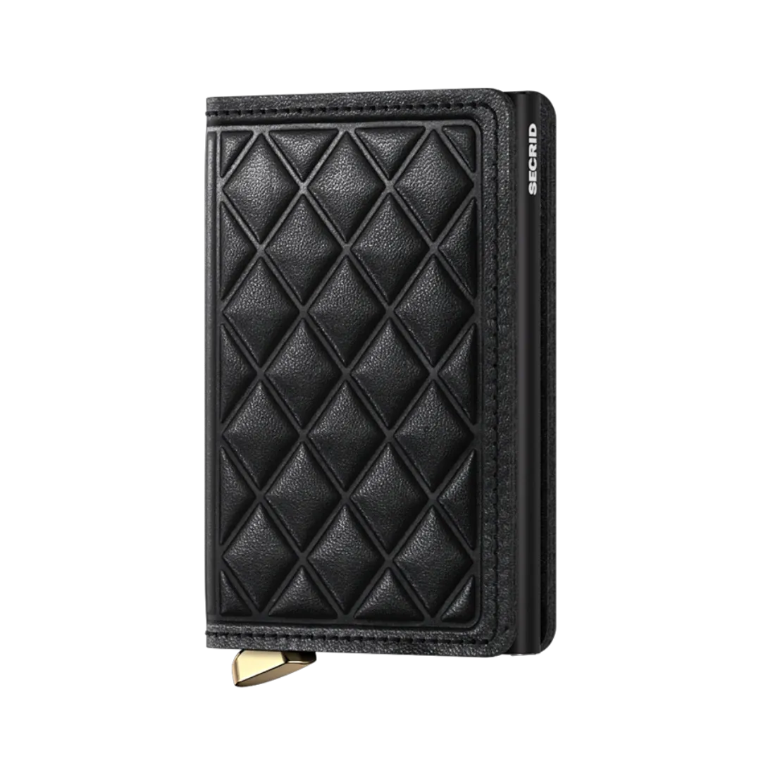 SECRID - Premium Slimwallet Emboss Diamond Black