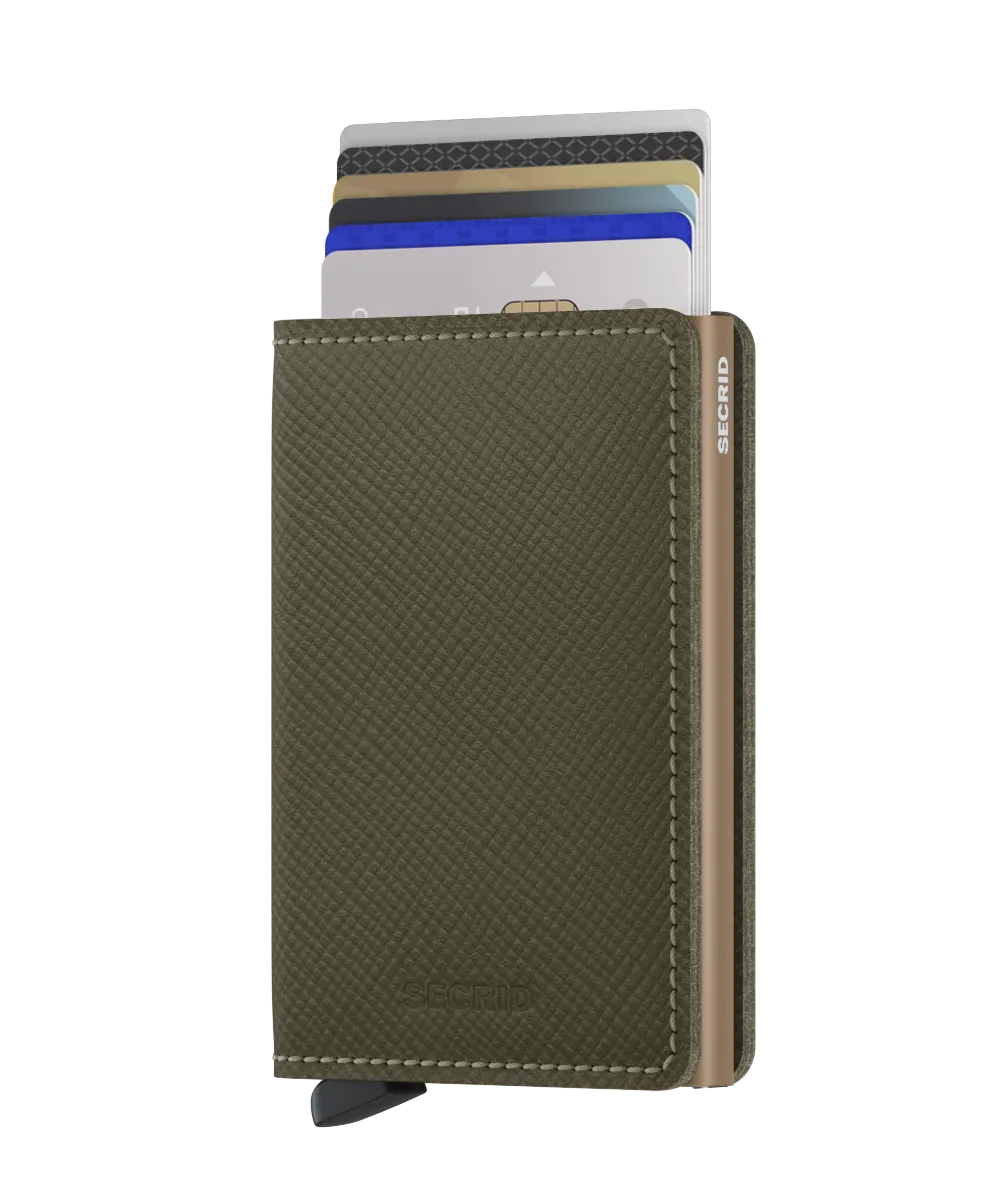 SECRID - Slimwallet Saffiano