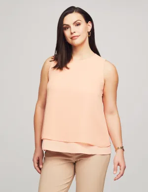 Sleeveless Double Layer Blouse- Sale