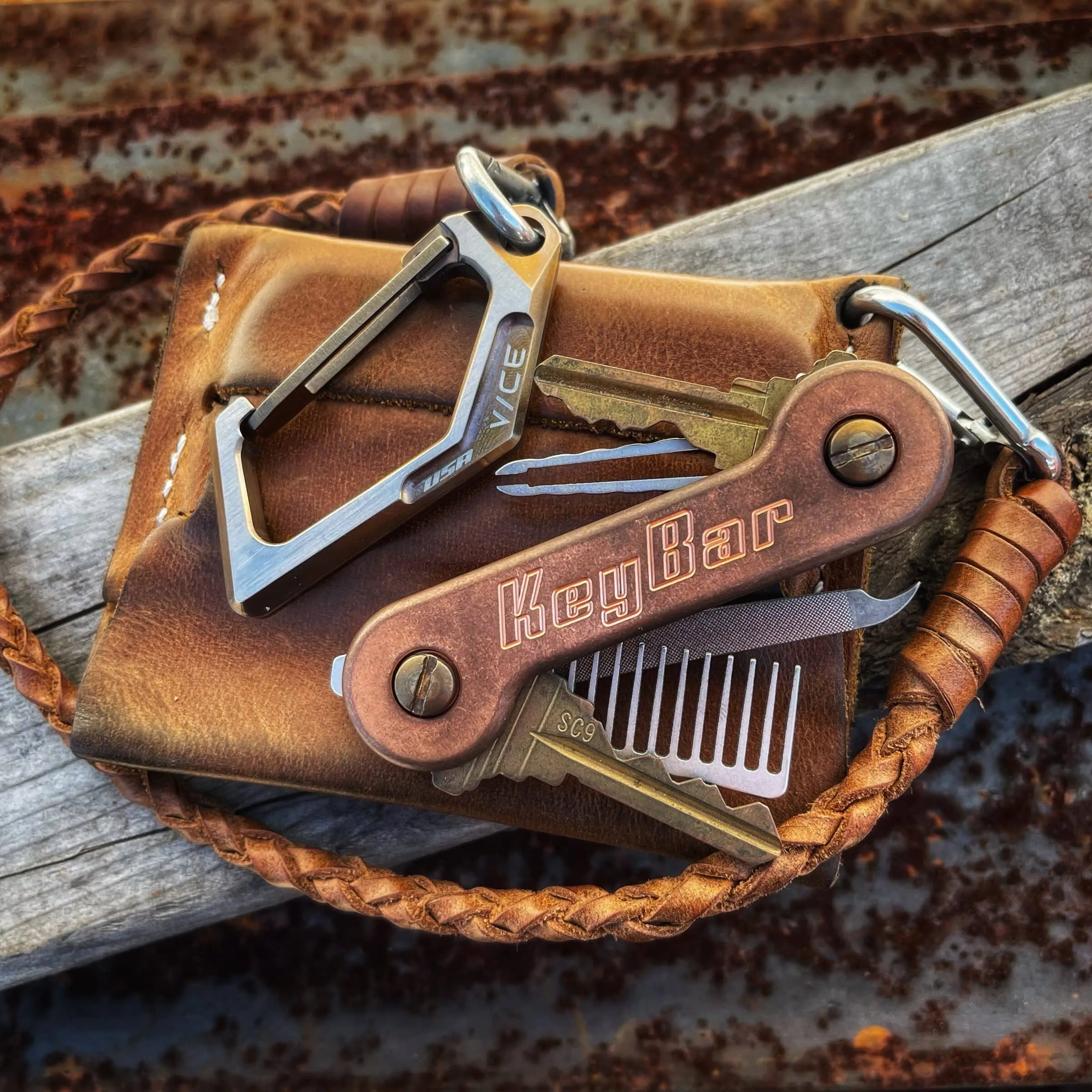 Stonewashed Copper KeyBar