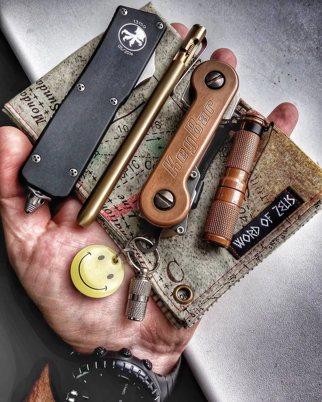 Stonewashed Copper KeyBar
