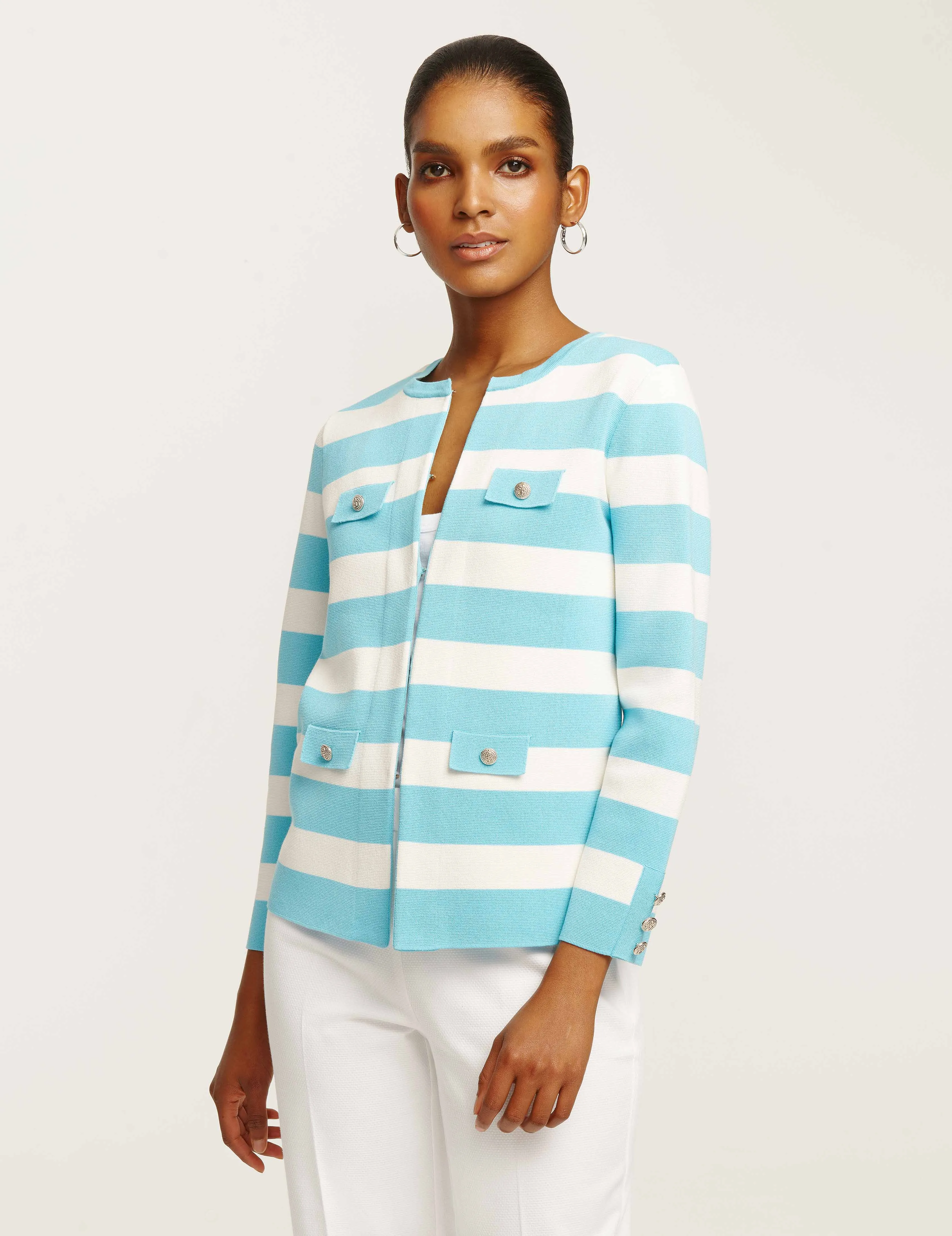 Striped Cardigan- Sale