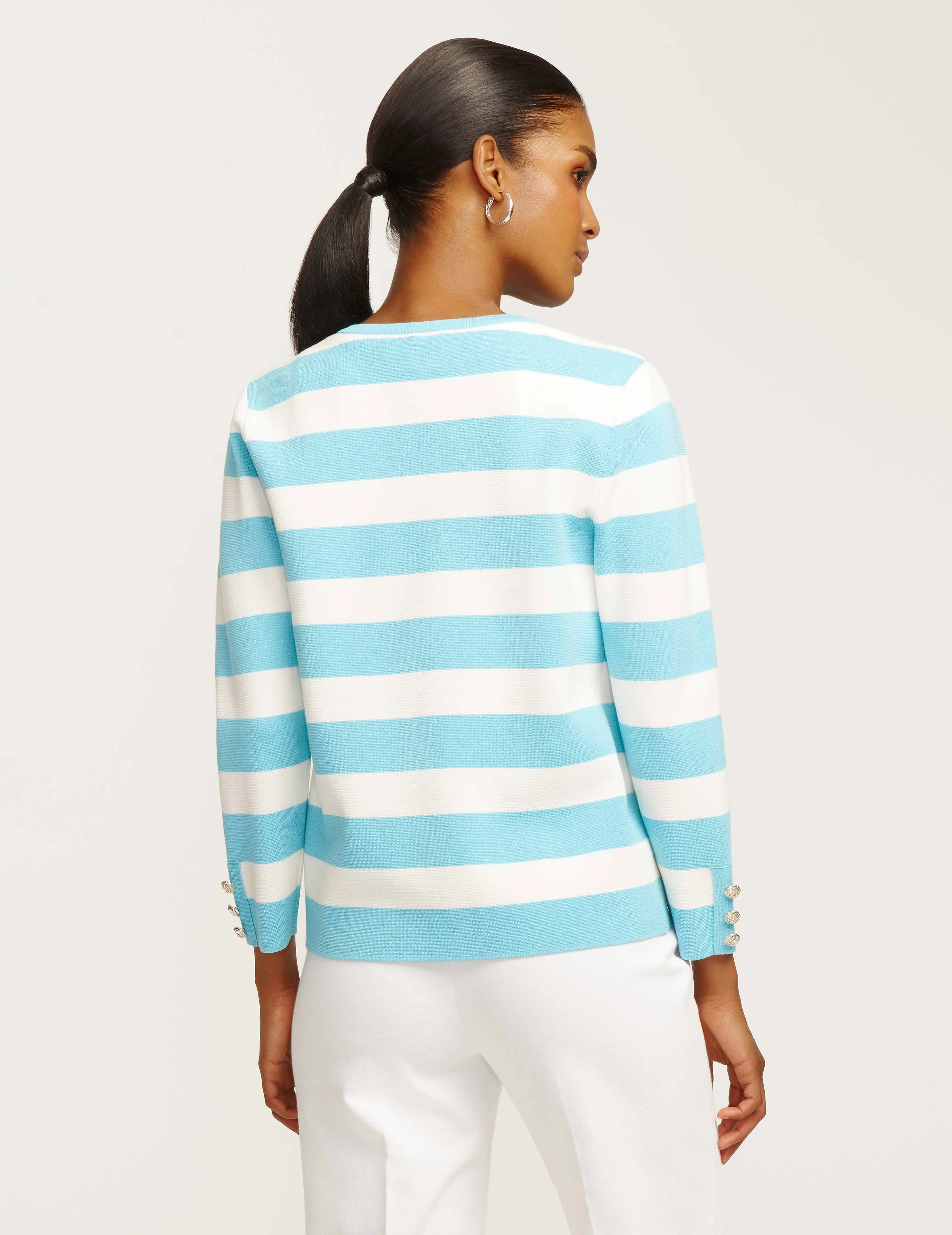 Striped Cardigan- Sale