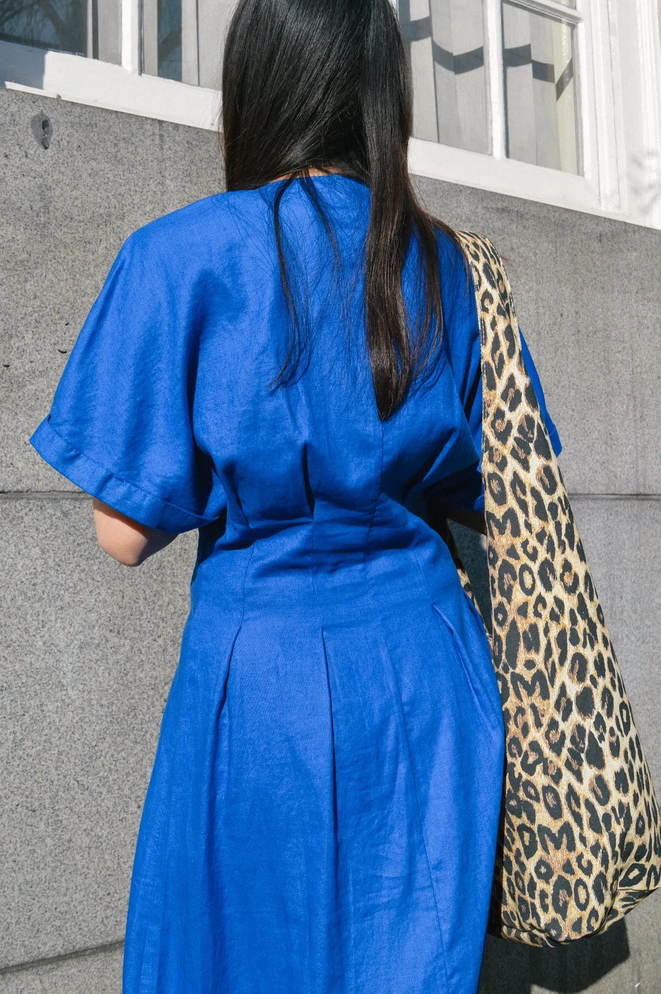 Thinking Mu Laura Indigo Hemp Dress