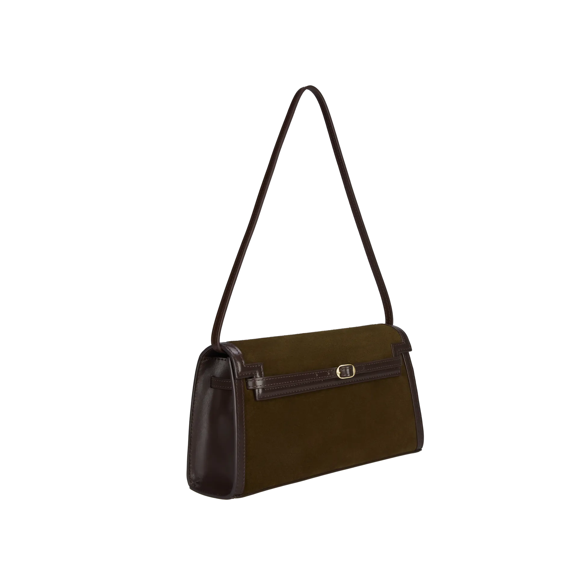Truffle Suede Shoulder Bag (Low Stock)