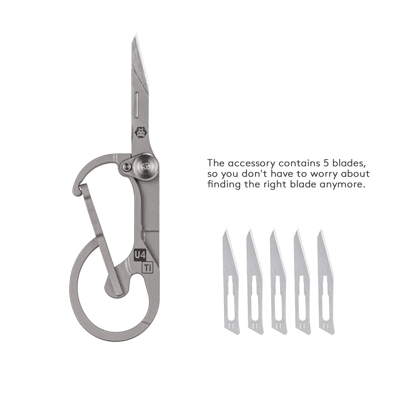 U4 Titanium Carabiner Knife | Gen2