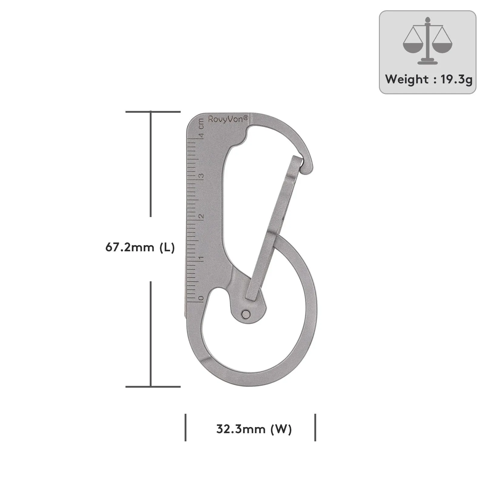 U4 Titanium Carabiner Knife | Gen2