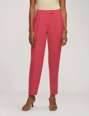 Urban Stretch Fly Front High Rise Pleated Pant- Sale
