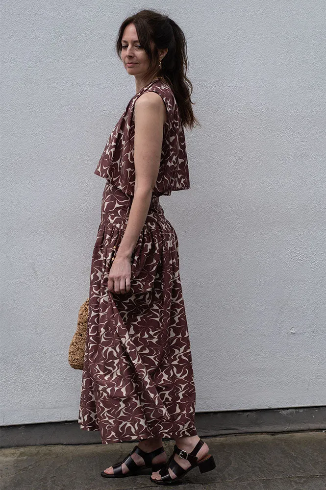 Vanessa Bruno Callas Brown Top