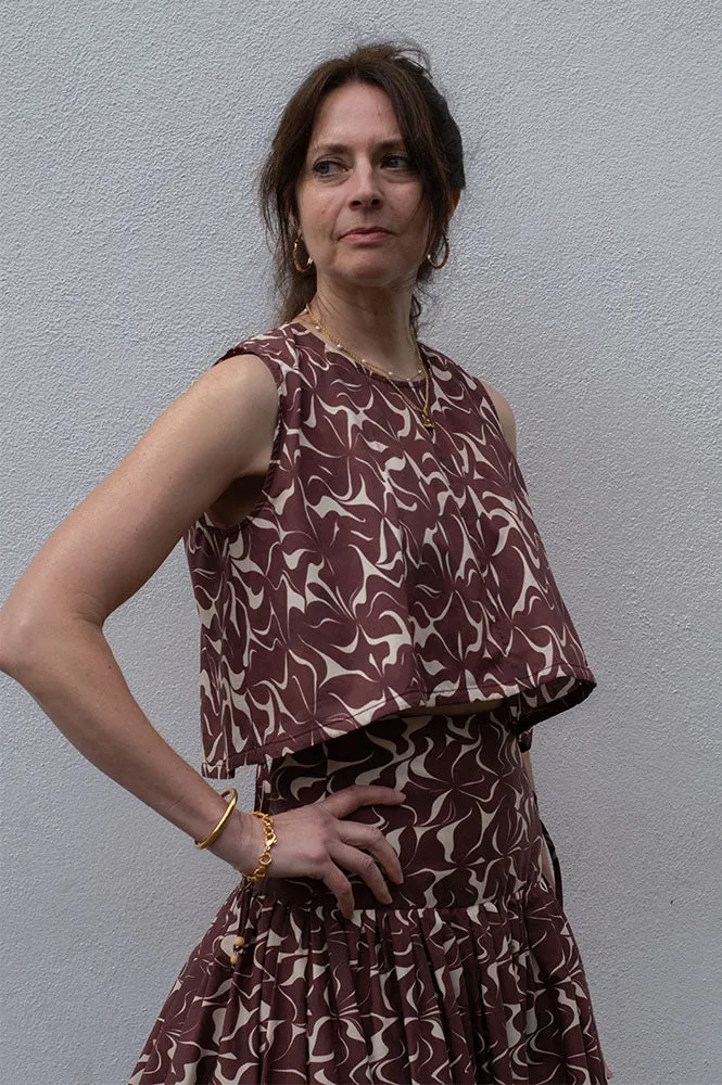 Vanessa Bruno Callas Brown Top