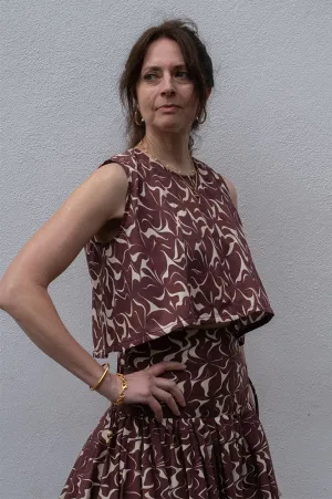 Vanessa Bruno Callas Brown Top