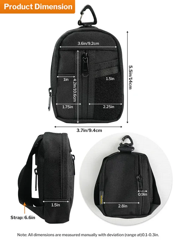 VE35 | EDC Organizer. Tactical Keychain Pouch 