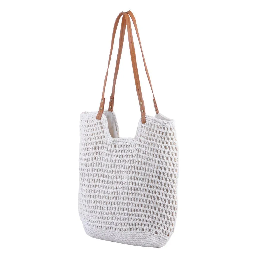 Woven Crochet Tote Bag