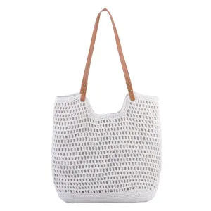 Woven Crochet Tote Bag